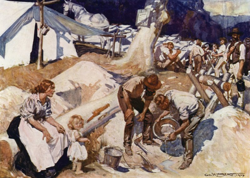 Ilustración para Romance del Imperio, Australia de George Washington Lambert