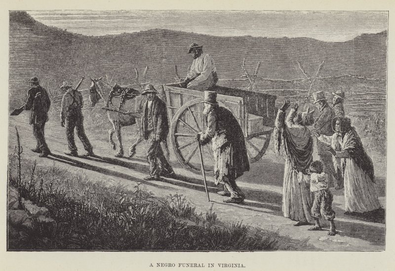 Un funeral negro en Virginia de George Augustus Sala