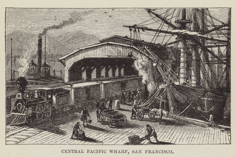 Muelle Central del Pacífico, San Francisco de George Augustus Sala