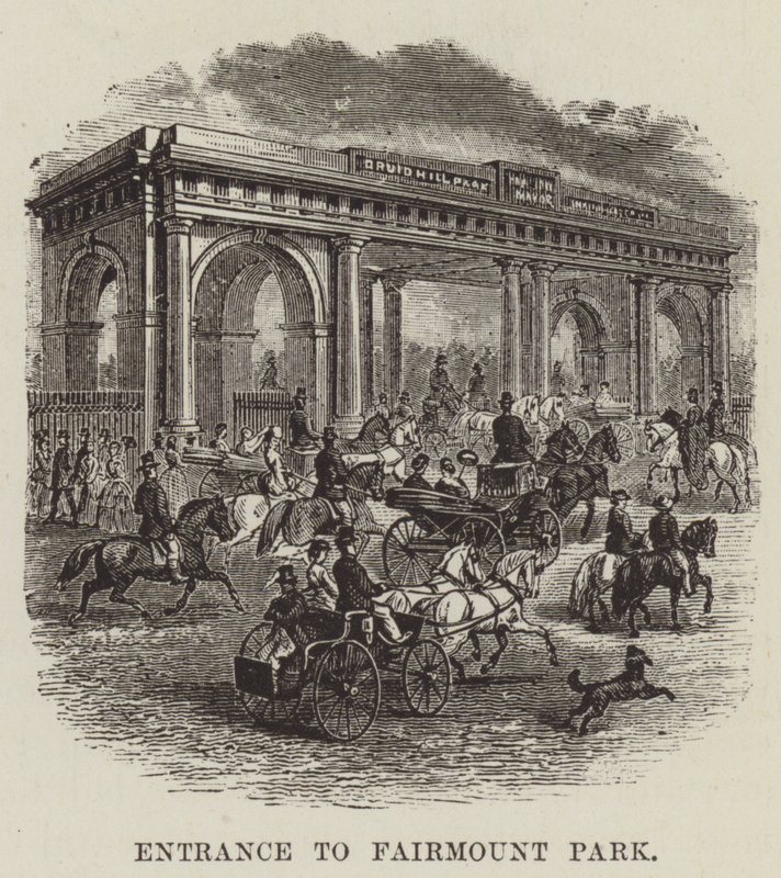 Entrada a Fairmount Park de George Augustus Sala
