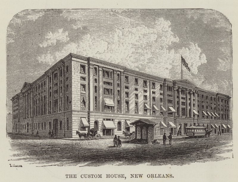La aduana, Nueva Orleans de George Augustus Sala