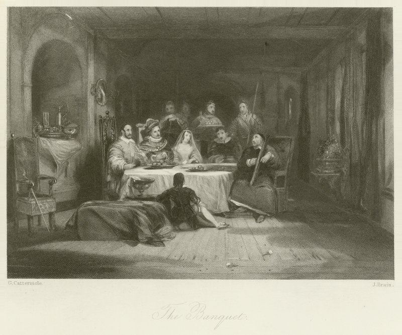 El banquete de George Cattermole