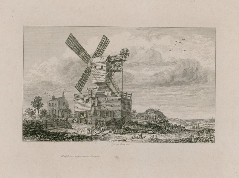 Molino en Wimbledon Common de George Cooke