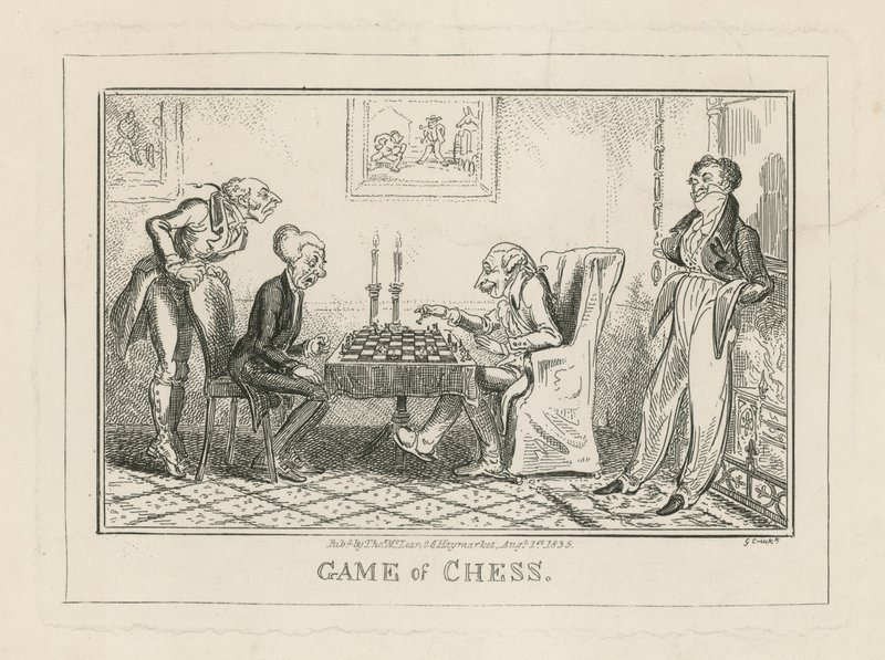 Juego de ajedrez de George Cruikshank