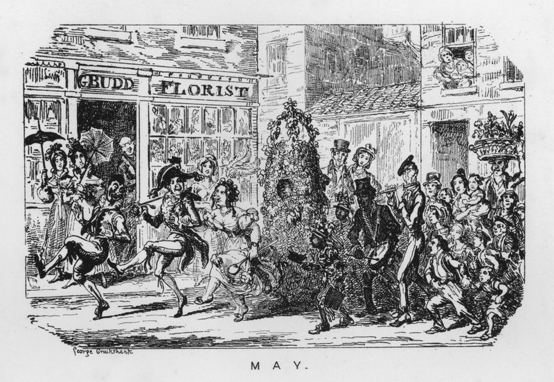 Día de Mayo de George Cruikshank