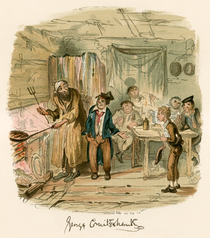 Oliver Twist de George Cruikshank