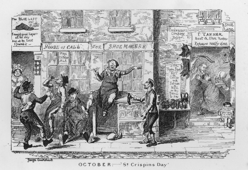 Día de San Crispín de George Cruikshank