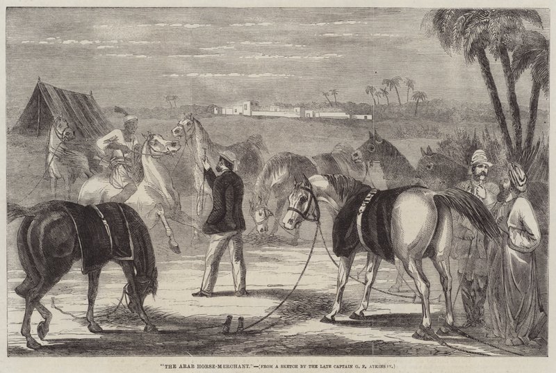 El comerciante de caballos árabes de George Francklin Atkinson
