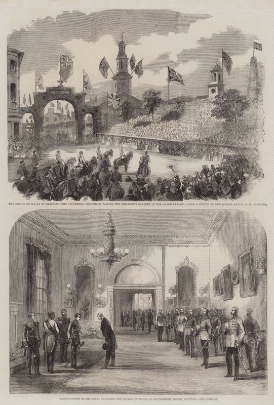 Visita real a Canadá de George Henry Andrews