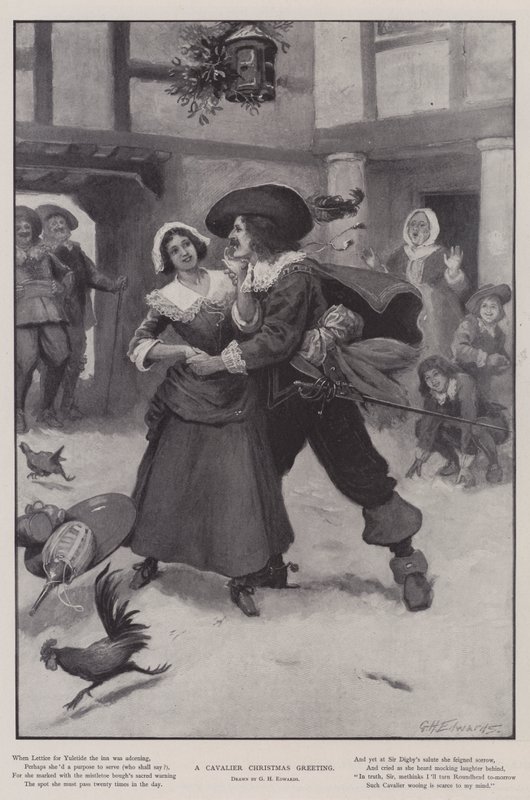 Un Saludo Navideño de un Caballero de George Henry Edwards