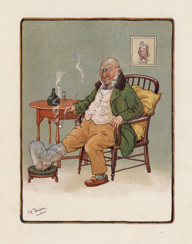 Abuelo (litografía en color) de George Henry Thompson