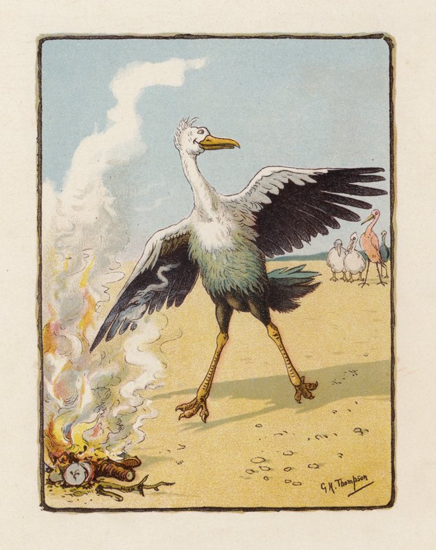 El Fénix (litografía en color) de George Henry Thompson