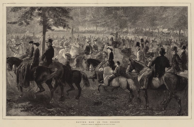 Rotten Row en la Temporada de George Housman Thomas