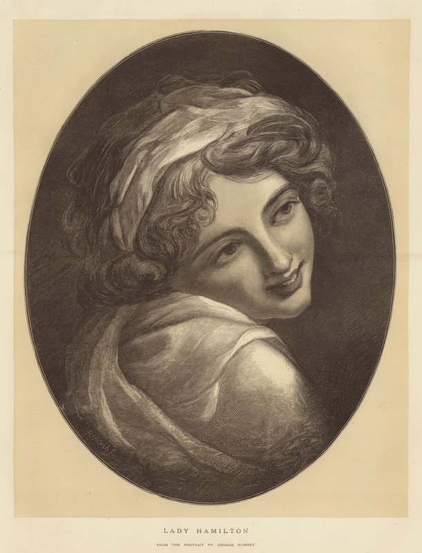Lady Hamilton de George Romney