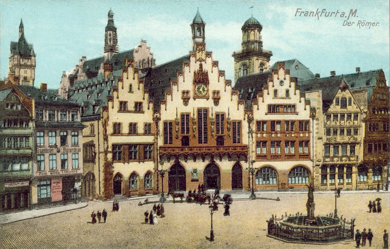Romer, Fráncfort, Alemania (foto en color) de German Photographer