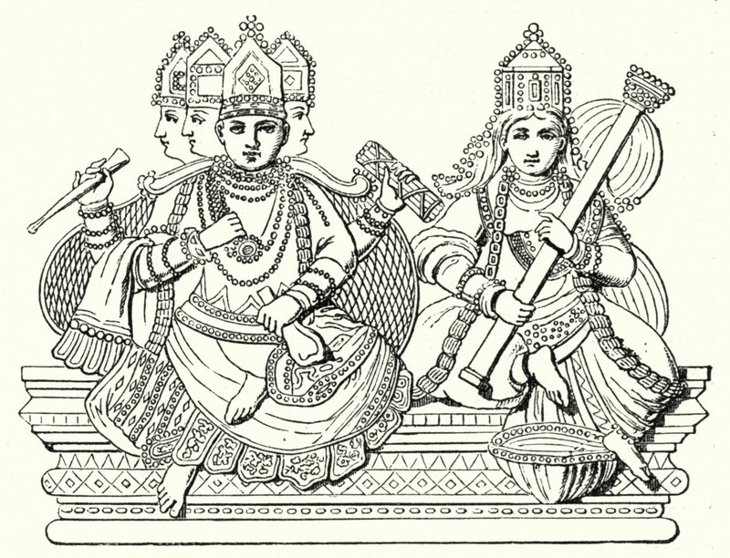 Brahma y Saraswati de German School