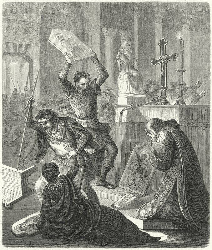 Iconoclasia bizantina, siglo VIII de German School