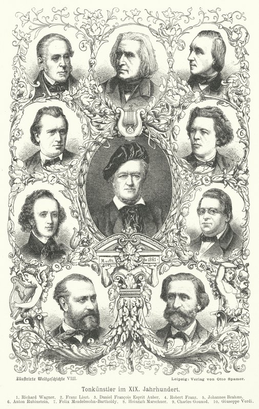 Compositores del siglo XIX de German School