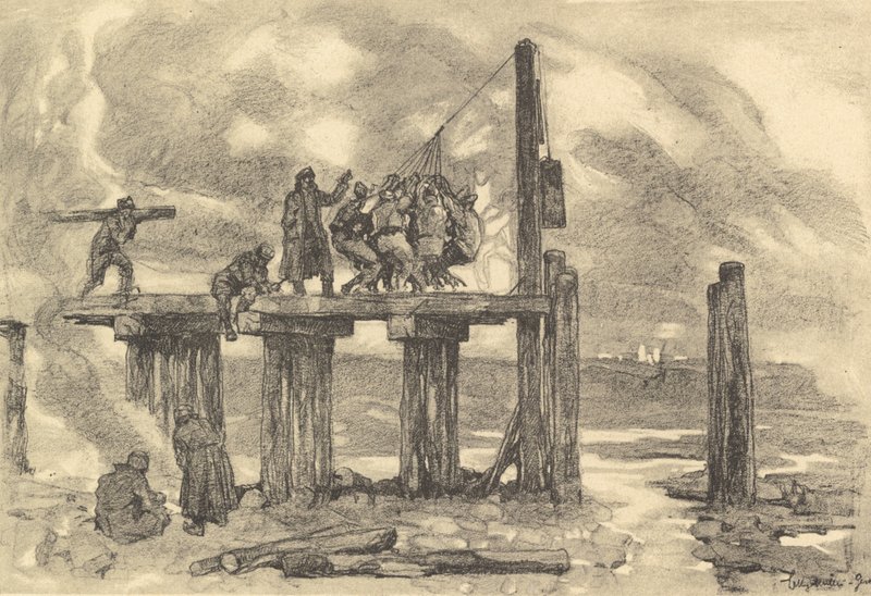 Construyendo un puente sobre el Putna de German School