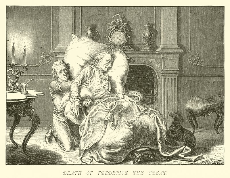 Muerte de Federico el Grande de German School
