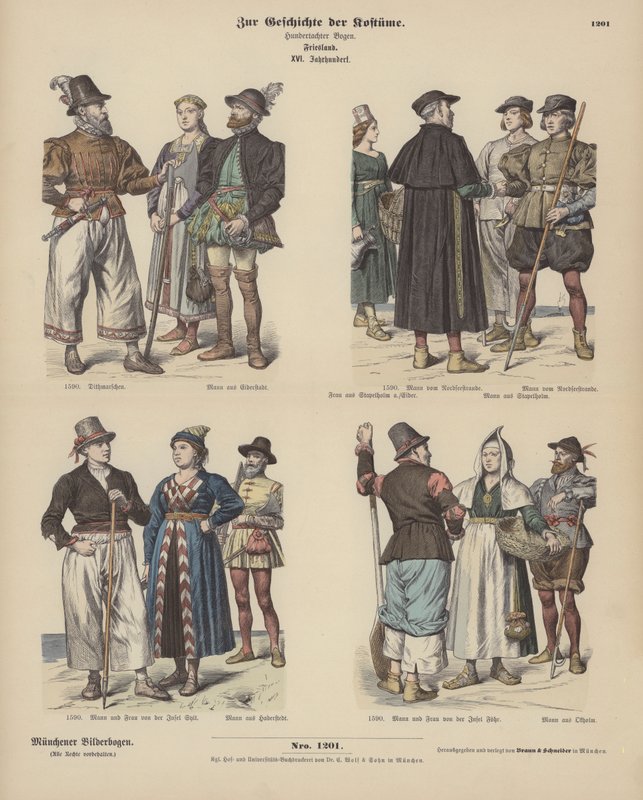 Trajes frisones de German School