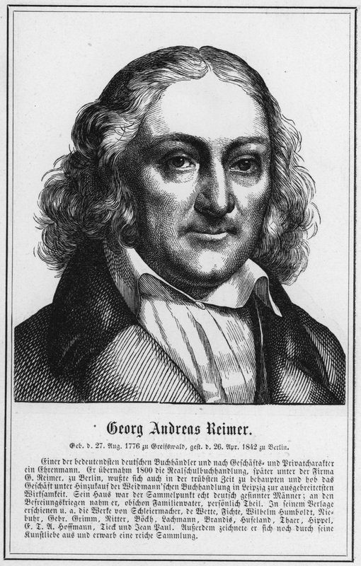 Georg Andreas Reimer de German School