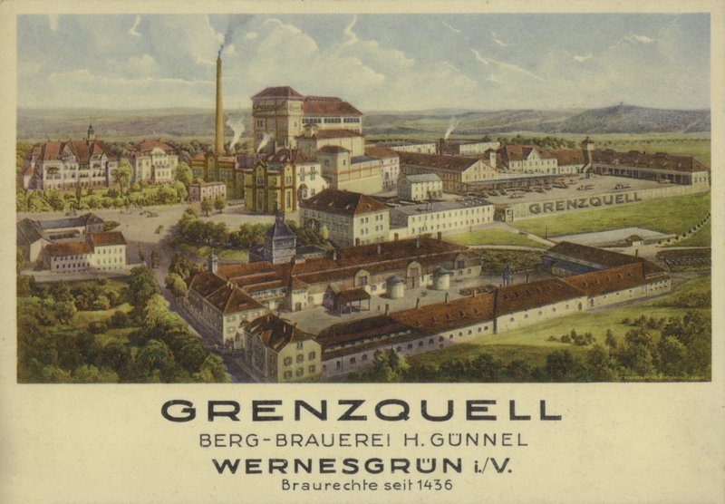 Cervecería Grenzquell, Wernesgrun, Sajonia, Alemania de German School