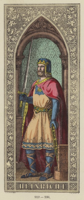 Heinrich I, 919-936 de German School