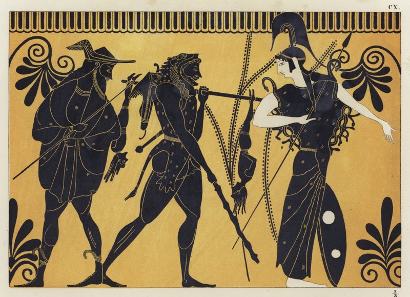 Hércules y los Cercopes de German School