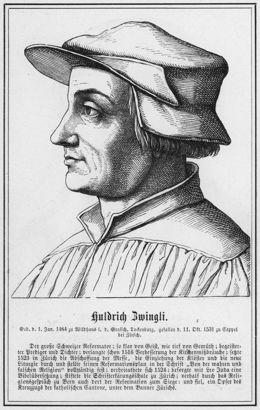 Huldrich Zwingli de German School