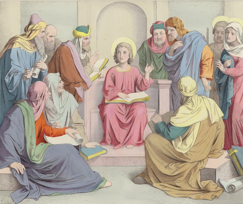 Jesús es encontrado en el Templo de German School