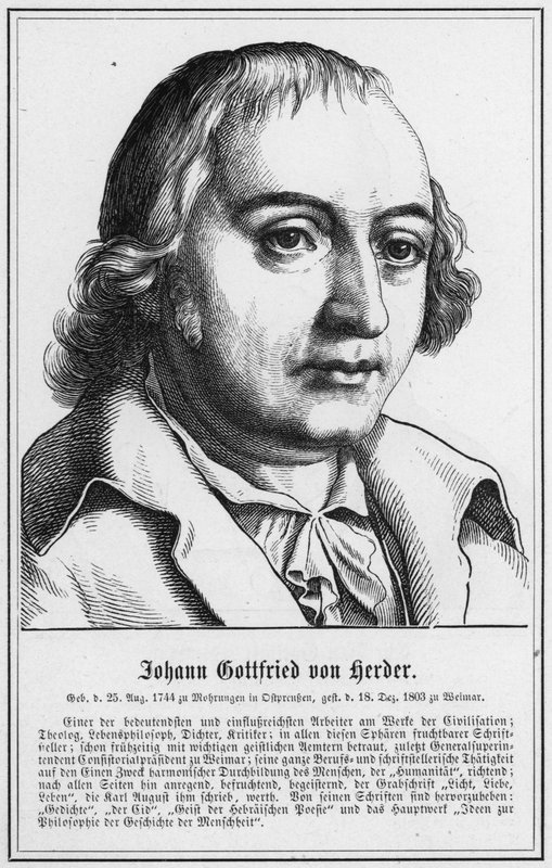 Johann Gottfried von Herder de German School