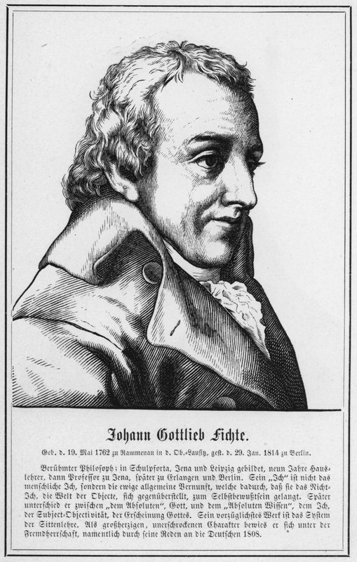 Johann Gottlieb Fichte de German School