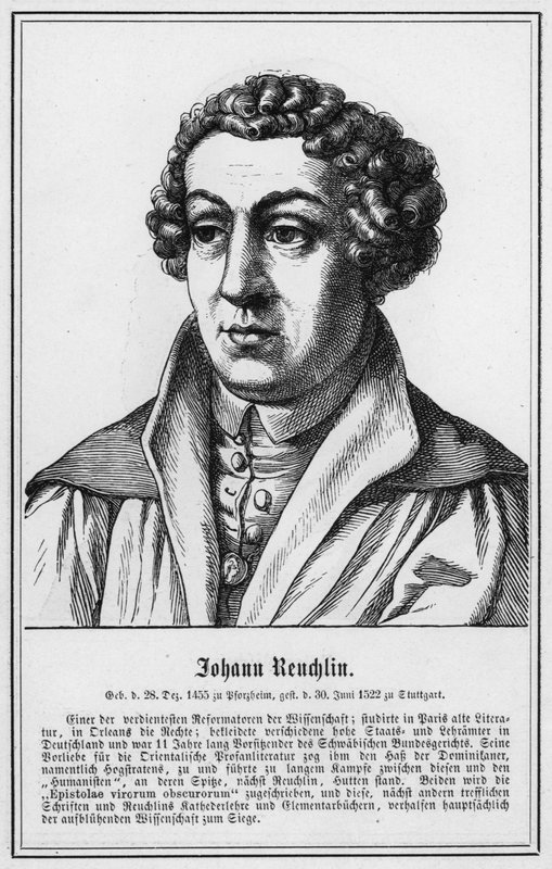 Johann Reuchlin (grabado) de German School