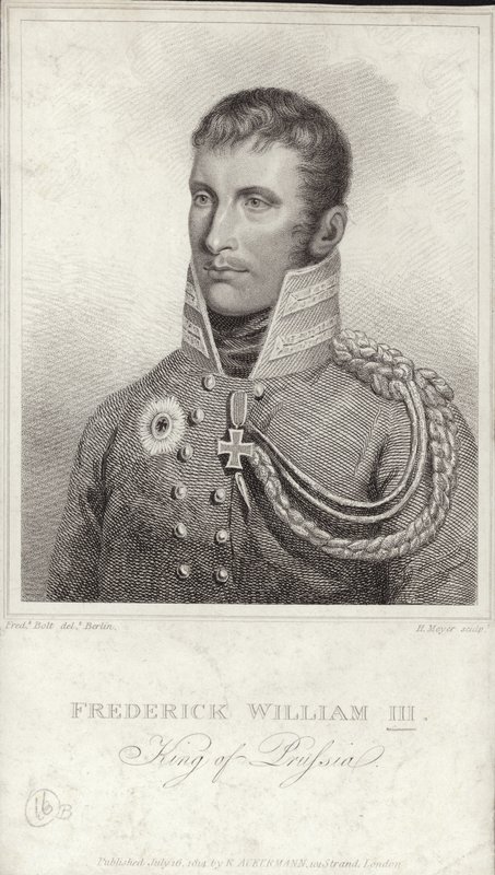 Rey Federico Guillermo III de Prusia de German School