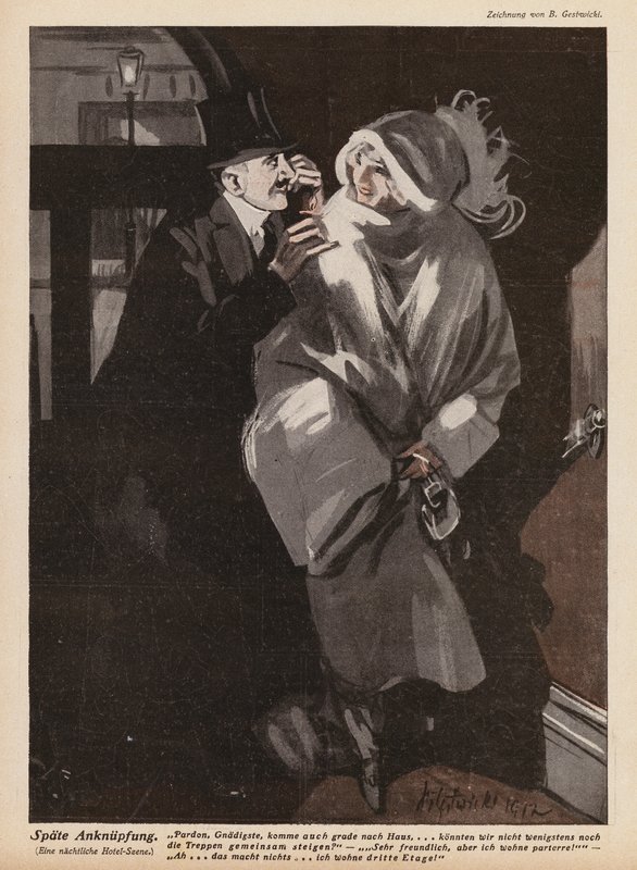Hombre proponiendo a una mujer joven (lito) de German School