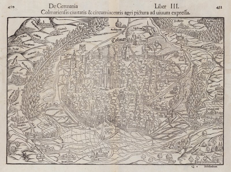 Mapa de Colmar de German School