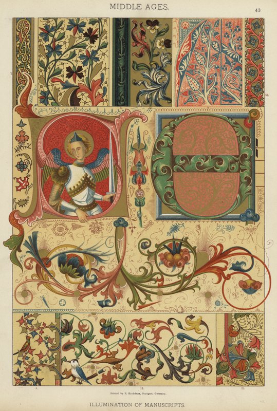 Edad Media, Iluminación de Manuscritos de German School