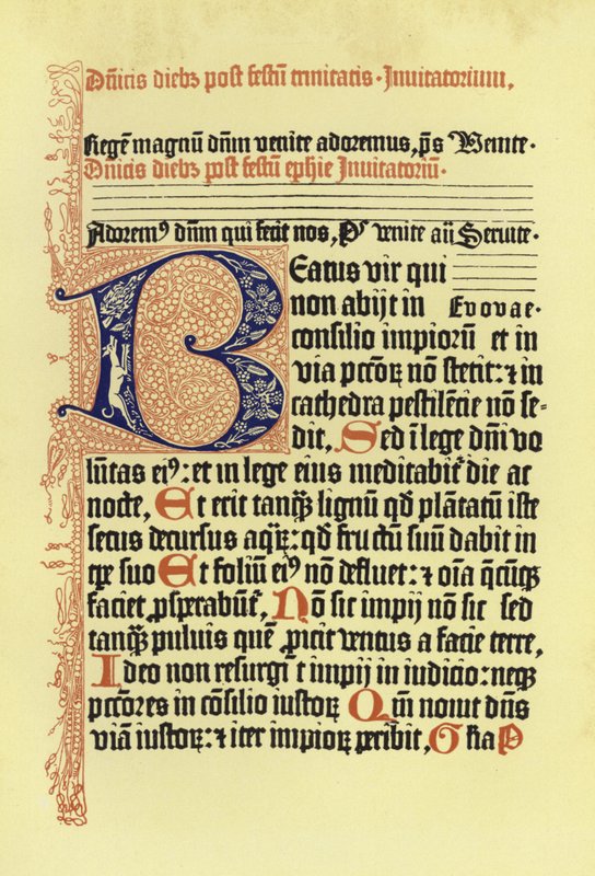 Página del Codex de los Salmos de German School