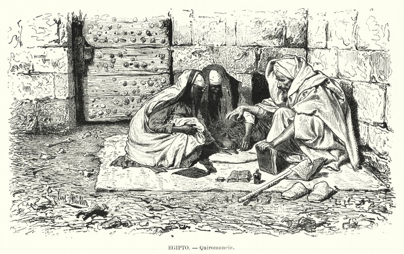 Lectora de manos, Egipto de German School
