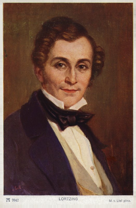 Retrato de Albert Lortzing de German School