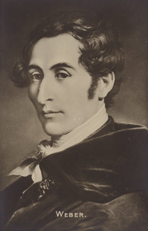 Retrato de Carl Maria von Weber de German School