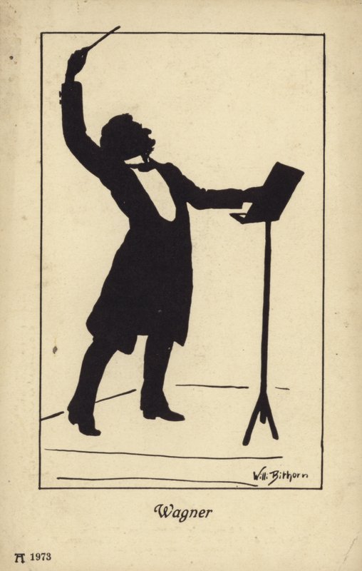 Retrato de Richard Wagner de German School