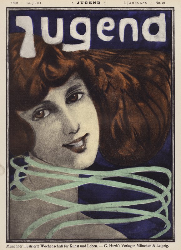 Retrato de una niña de German School