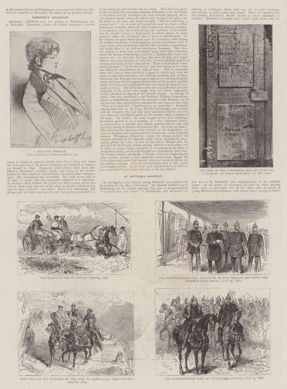 Príncipe Bismarck (grabado) de German School