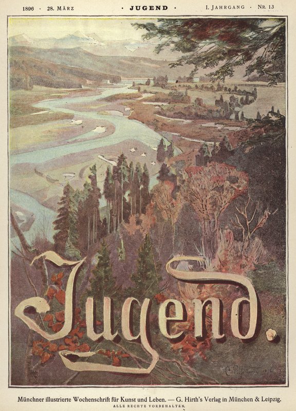 Paisaje de valle fluvial de German School