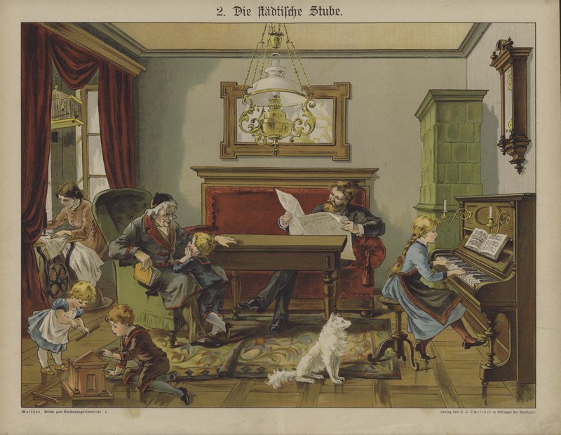 Sala de estar en la ciudad de German School