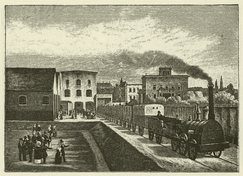 Estación del Ferrocarril Berlín-Potsdam en Berlín de German School