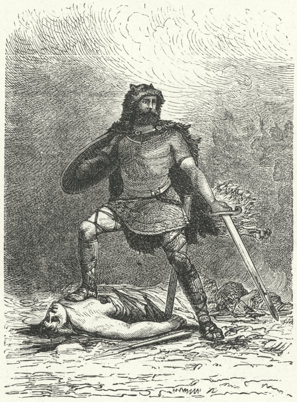 El dios nórdico Tyr de German School