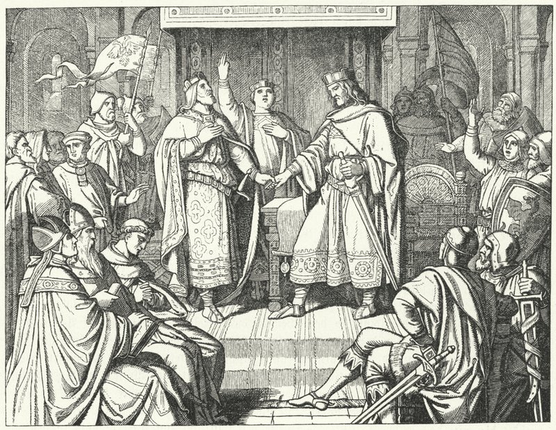 Tratado de Verdún, 843 de German School